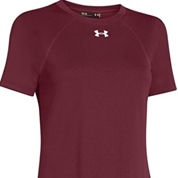 ❌SOLD❌ New Under Armour Womens Locker Shirt Red XL - Picture 2 of 4